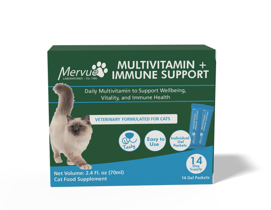 Mervue SuperVit for Cats - Daily multivitamin and immune support supplement