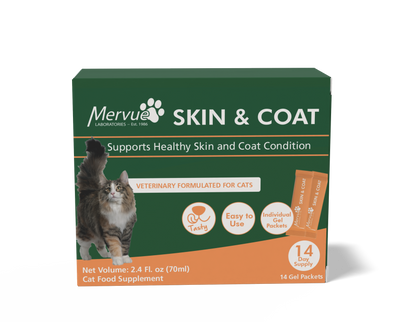 Mervue SuperCoat for Cats - Daily skin and coat support supplement