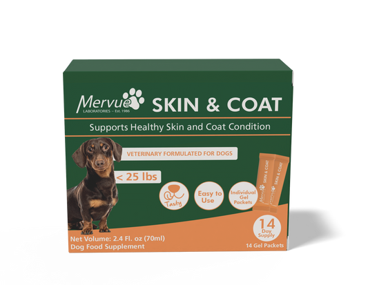Mervue SuperCoat for Dogs - Daily multi-action skin and coat support supplement